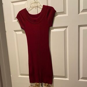 Derek Heart Red Knit Dress
